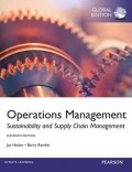 Operations management : sustainability and supply chain management