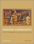 Essentials mathematics for economics and business