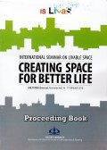 International seminar on livable space creating space for better life (2012, February 16-17 : Jakarta)