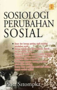 Sosiologi perubahan sosial