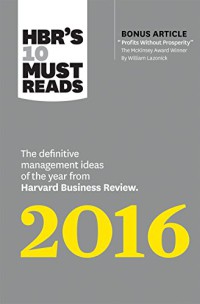Image of HBR's 10 must reads 2016